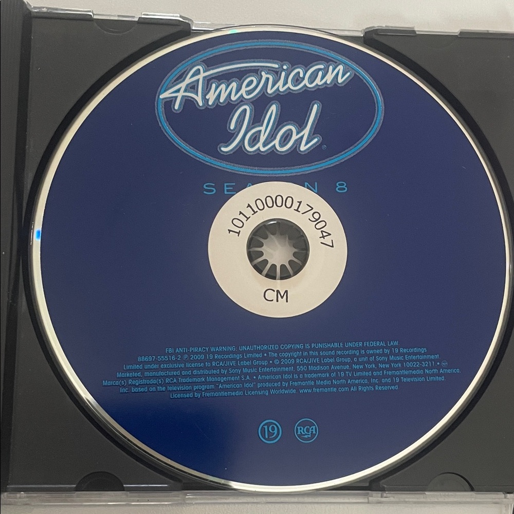 American Idol Season 8 CD - Deleted Library Copy